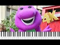 Barney Squishy Squashy Washy 4K Sheet Music