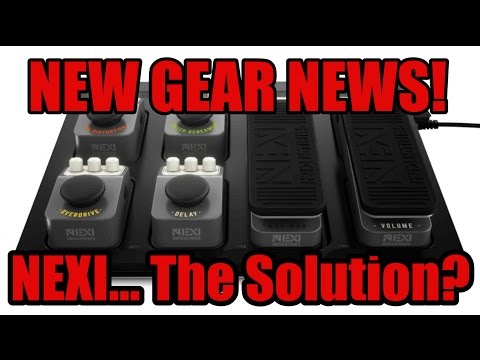 NEW GEAR NEWS! Is NEXI Industries New Guitar Pedalboard 'The Solution'?