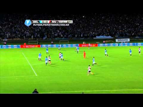 Atajada de Olave. Belgrano 0 - River 0. Fecha 12. Torneo Final 2014. FPT