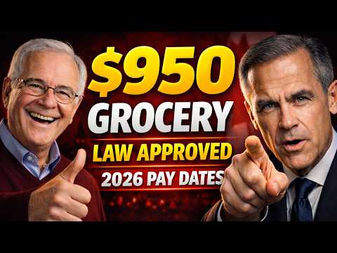 Seniors $950 Grocery Law: Bill C-19 Approved! (CRA 2026 Payment Dates) ⚠️ | CPP NEWS UPDATES.