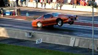 preview picture of video 'Chevy Camaro Wheelie at Byron 2009'