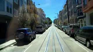 San Francisco Powell Street Cable Car - Complete Ride