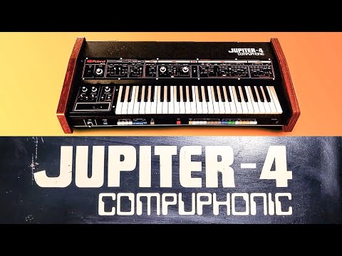 Roland Jupiter 4 49-Key Synthesizer 1978 - 1982 - Black image 16