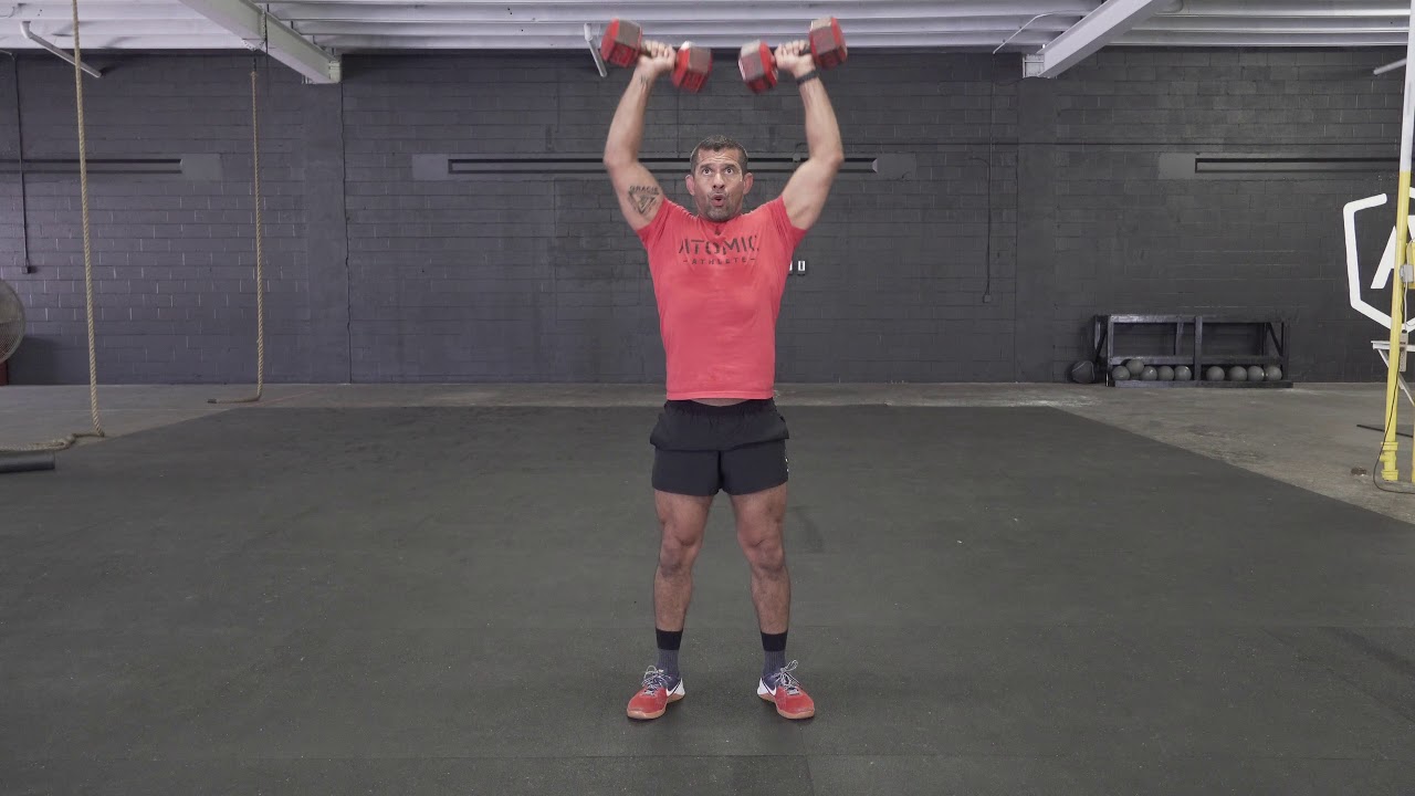 Dumbbell Curl to Press