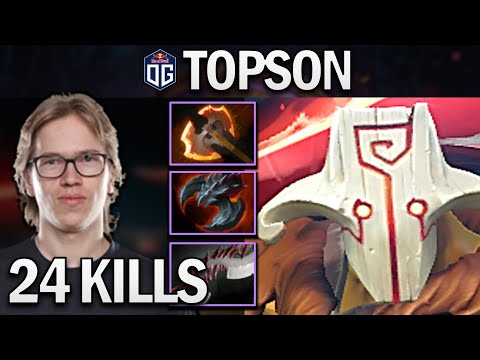 OG.TOPSON JUGGERNAUT WITH 24 KILLS - DOTA 2 7.27 GAMEPLAY