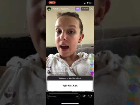 Millie Bobby Brown Talks About Kissing Finn Wolfhard.