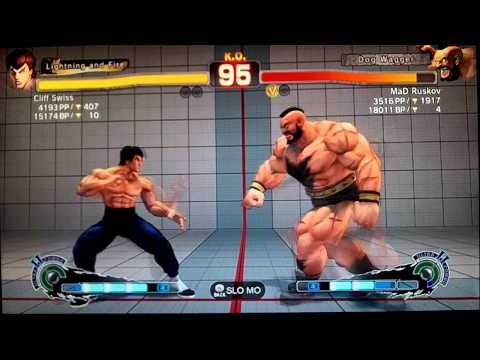 SSF4 AE:2012 Cliff Swiss (Fei Long) vs MaD Ruskov (Zangief)