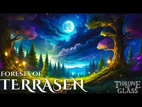 Forests of Terrasen | Throne of Glass Reading Ambience + Rain Sounds