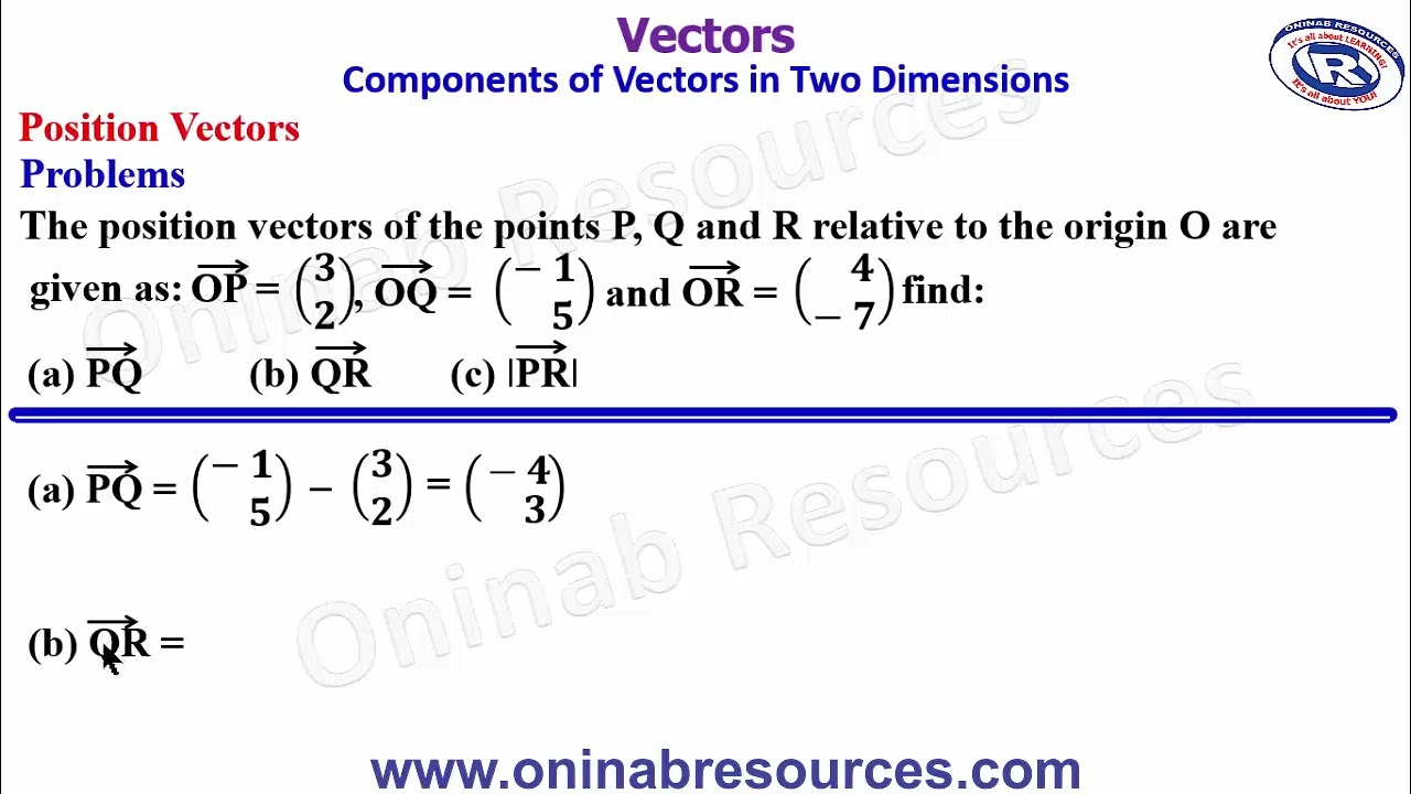 Position Vectors