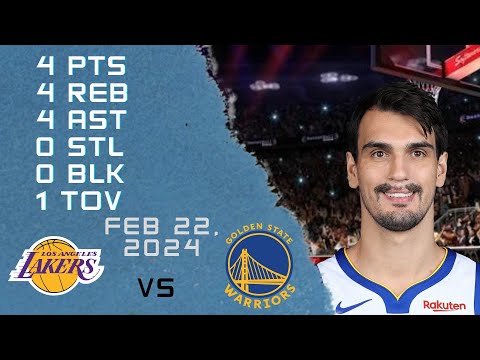 Dario Saric player Full Highlights vs LAKERS NBA Regular season game 22-02-2024
