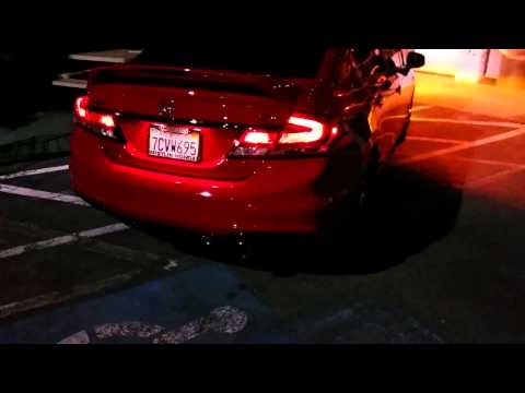 2013 civic si Injen Axleback