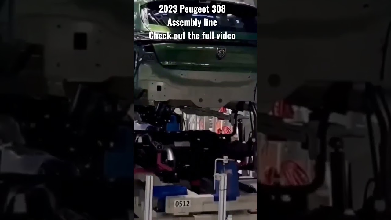 2023 Peugeot 308 Assembly line #shorts #peugeot308 #peugeot #auto #cars