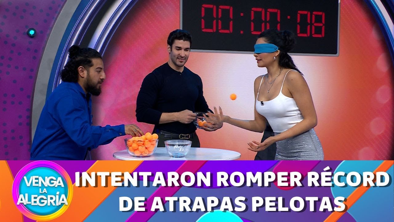 Intentan romper récord de atrapar pelotas | Programa 3 diciembre 2024 PARTE 1 | Venga la Alegría