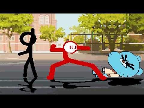 TEAM  "THE CHOSEN ONE"  &  "KJ"  FIGHTS AND DESTROY MUGENS IN SURVIVAL MODE