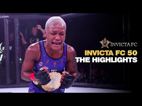 Invicta FC 50 Highlights: A New Champion Overcome With Emotion