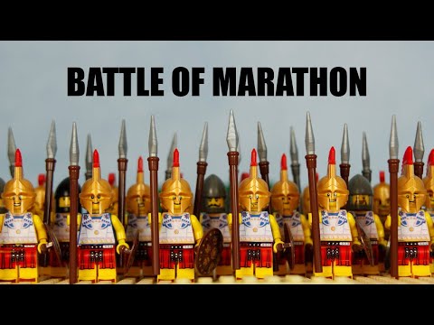 Battle of Marathon | Lego Hoplite Stopmotion | history brickfilm | The Origin of the Marathon Race
