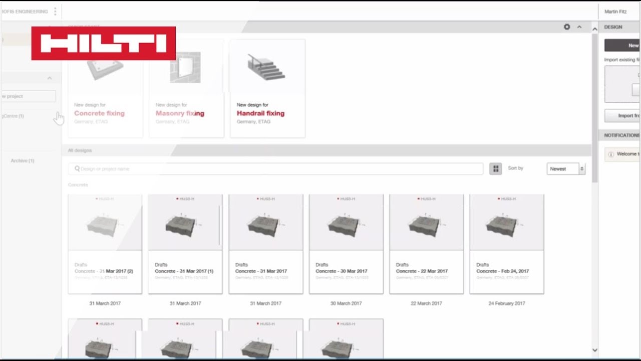 HOW TO set up the Hilti PROFIS Engineering Suite