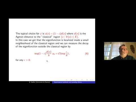 Bernard Helffer: Semiclassical methods and tunneling effects: old and new