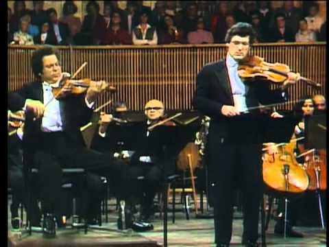 Itzhak Perlman, Pinchas Zukerman, Zubin Mehta - Mozart Sinfonia Concertante - Part 1