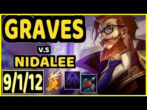 BONNIE (GRAVES) vs NIDALEE - 9/1/12 KDA JUNGLE GAMEPLAY - KR Ranked GRANDMASTER