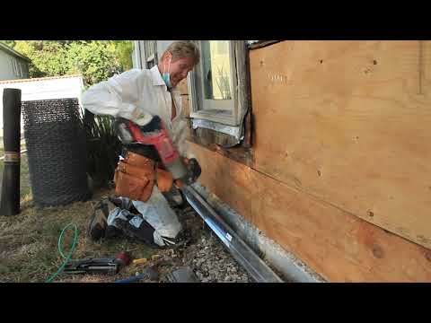 Protect stucco mud-sill and foundation
