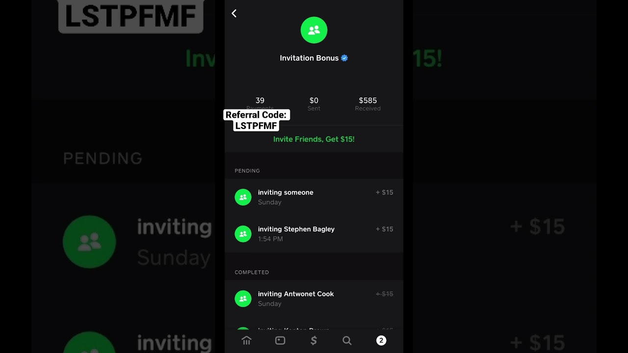 2025 Get Paid $20 Every Invite Cash App! Code: FFNJGMR #shorts #money #cashapp