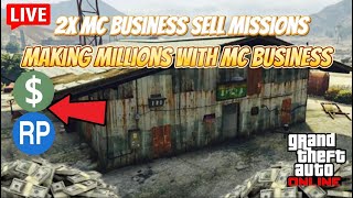 [LIVE] GTA online selling my 2X MCs businesses and helping subscribers