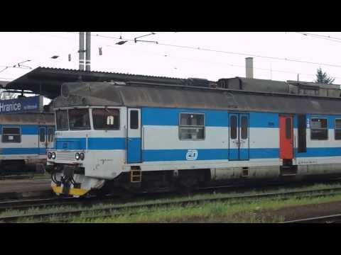 Přistavení vlaku Os 3208 (ČD 460.071/072) - Hranice na Moravě, 1. 5. 2013