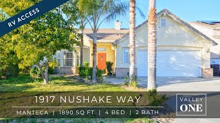 Homes for rent in Manteca, CA: 4 bed, 2 bath single story with RV access by Valley ONE