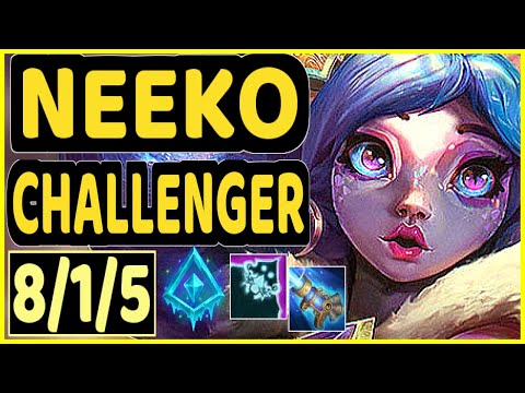 DUCLOU (NEEKO) vs SYLAS - 8/1/5 KDA TOP CHALLENGER GAMEPLAY - BR