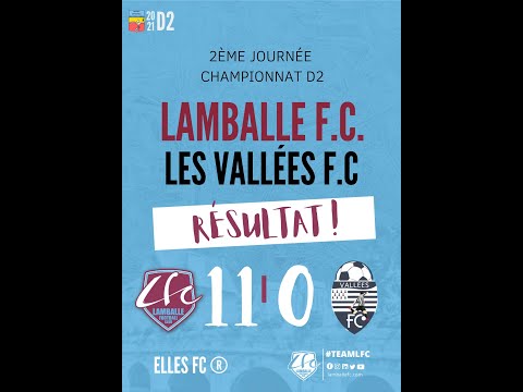 [BUT] LAMBALLE FC FEMININE - FC LES VALEES