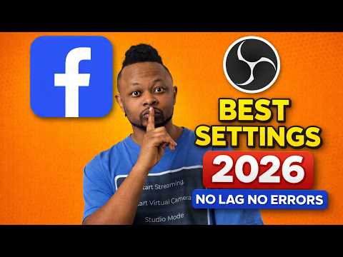 Best OBS Settings  for Live Streaming to Facebook in 2026 | No Lag No Errors