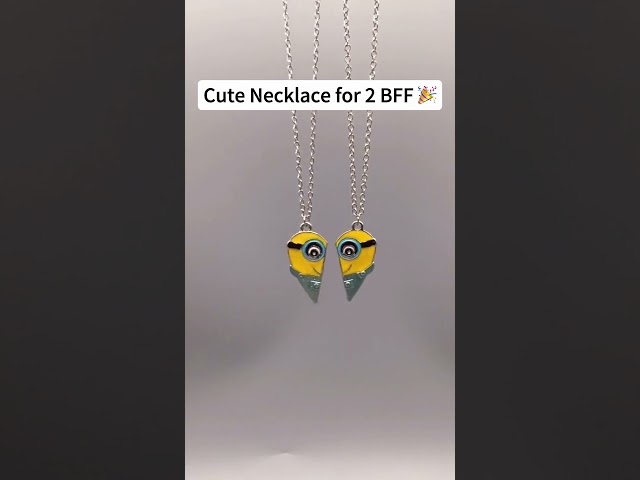 Vídeo relacionado con YUVKIN Cadena Doble de Amistad - Cadena Magnética BFF - Colgante - Regalo para Gamer