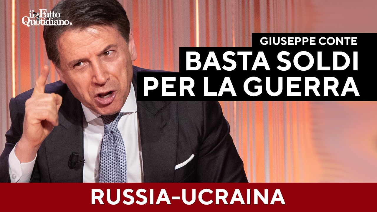 Conte contro il riarmo: "Stop soldi alle armi. Volete la pace o la guerra eterna?"