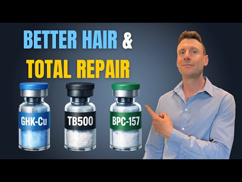 Ultimate Peptide Stack For Repair & Anti-Aging TB-500/BPC-157 & GHK-Cu (Hair Growth)