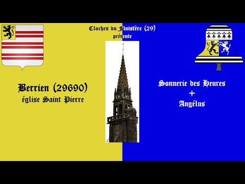 Cloches - église de Berrien (29690) - Sonnerie des Heures + Angélus