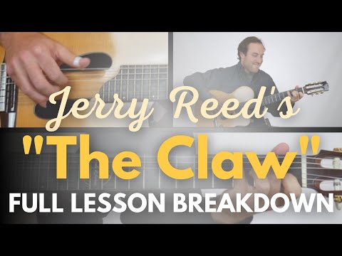 How to play "The Claw" by Jerry Reed (Full 1-hour Lesson & Breakdown with Brooks Robertson)