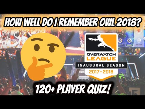 Can I Name Every OWL Season 1 Roster? (120+ Player Quiz)