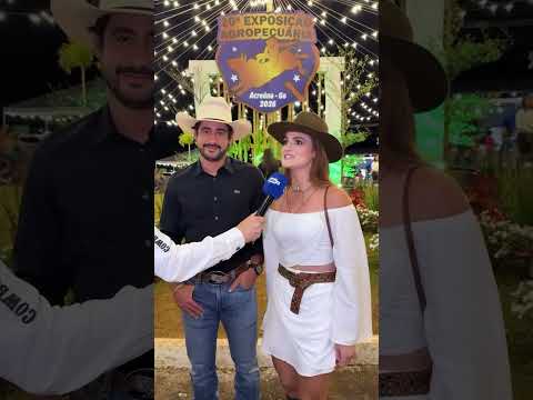 Entrevista com o vice Adélio e sua esposa Ana Carolina na 20° Expo Acreúna