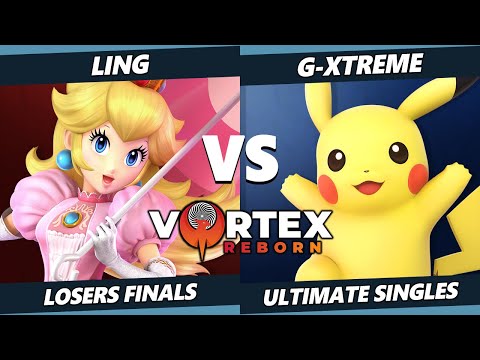 Vortex Legends 9 Losers Finals - Ling (Peach) Vs. G-XTREME (Pikachu) SSBU Ultimate Tournament