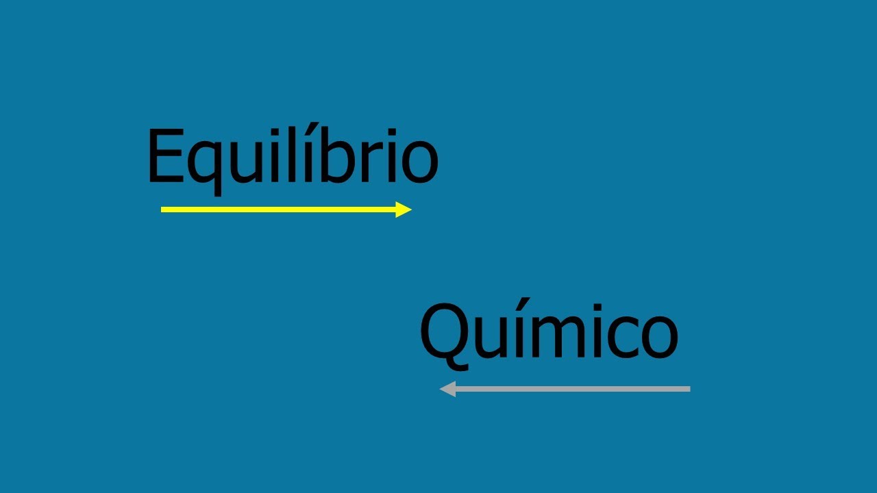Equilíbrio químico Introdução