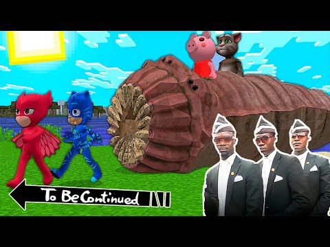 PJ MASK vs CURSED WORM.EXE in Minecraft - Coffin Meme Thomas THE TANK ENGINE.EXE