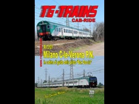 Milano Centrale-Verona Porta Nuova RV 2101 cabride carrozza pilota MD “Box Doccia” parte 1/6