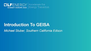 Introduction To GEISA - Michael Stuber, Southern California Edison