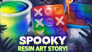 ✨ This Story Took a DARK Turn… While I Made Resin Art 😳