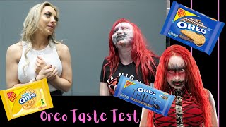 Trying NEW Oreos with AEW's Abadon (Oreo Review Series) video