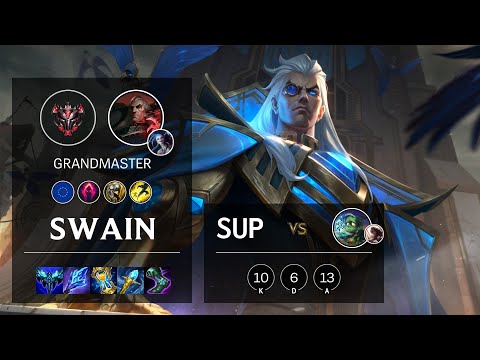 Swain Support vs Amumu - EUW Grandmaster Patch 11.24b