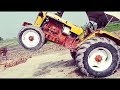 Hindustan tractor stunt by old man