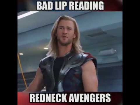 Avengers - A Redneck Lip Reading