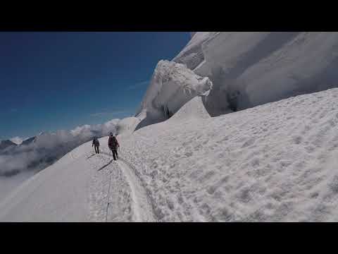 Allalin Normalweg 2022 - Wehmut an abschmelzenden Gletschern